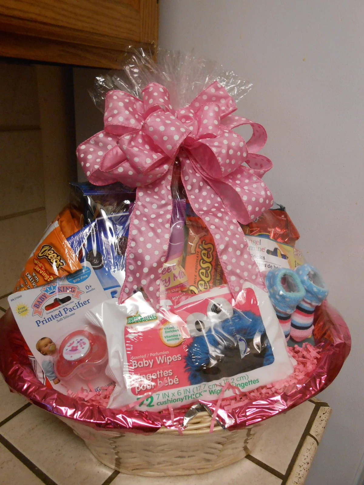 Baby Gift and Snack Basket