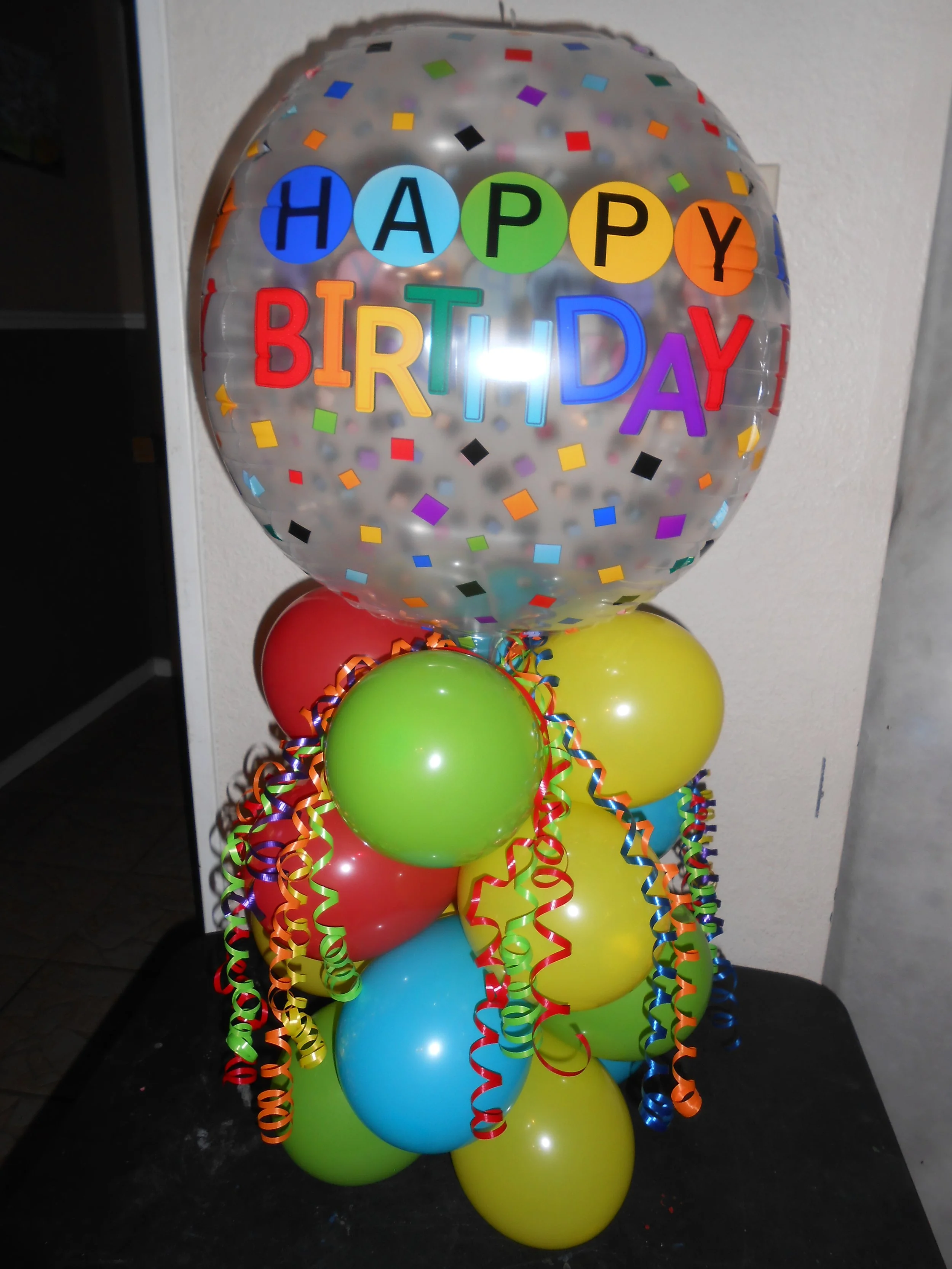 Confetti Birthday Bubble Bouquet