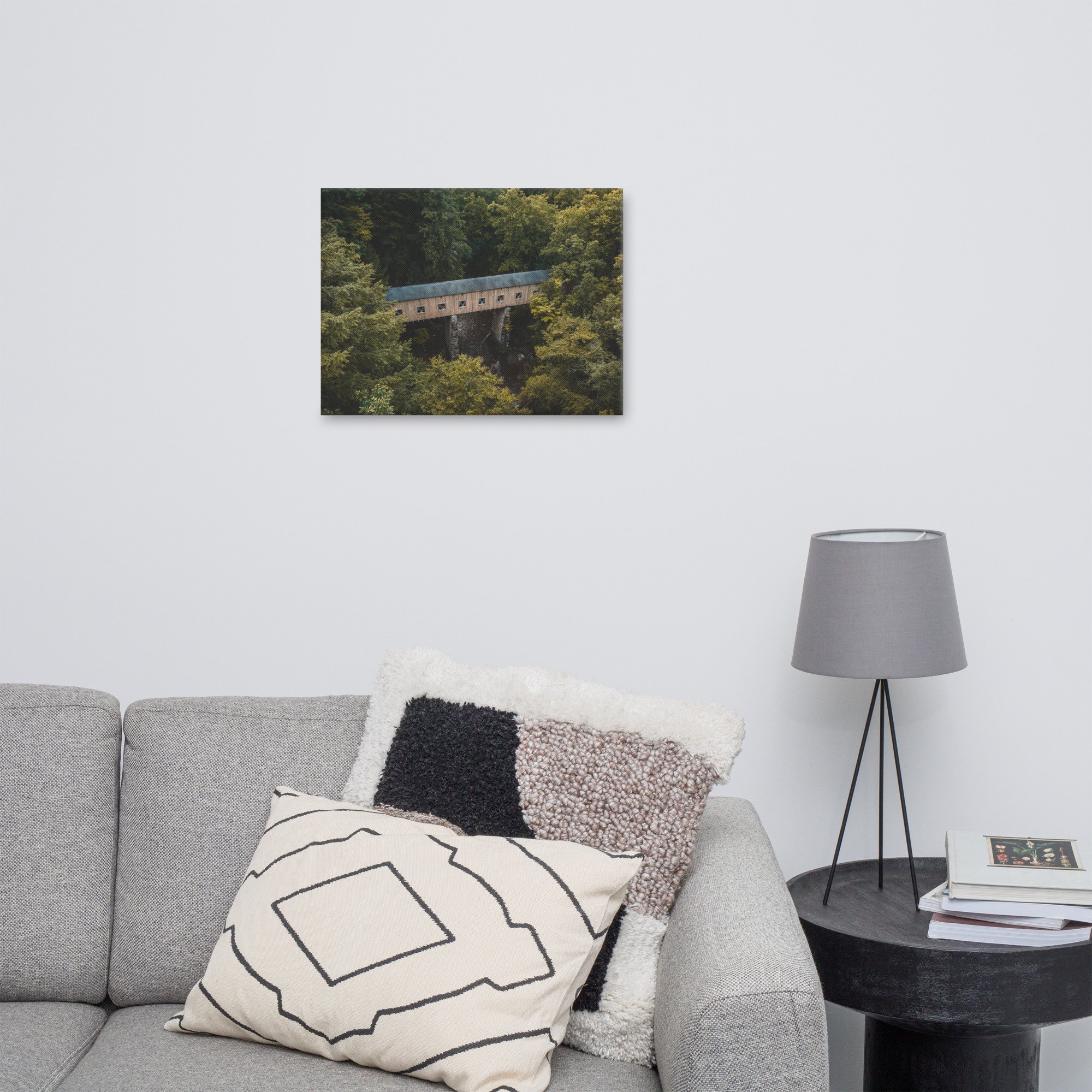 Canvas Print of Windsor Mills Covered Bridge, Ashtabula County, Ohio, 16x20