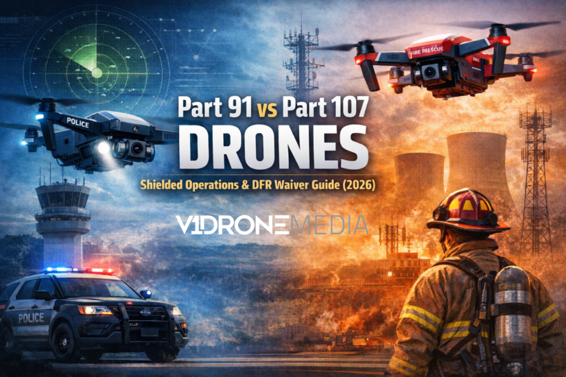 Part 91 COW vs. Part 107: Understanding the New Regulatory Standard for Police and Fire Drone Programs with the Shielded Operations Waivers 