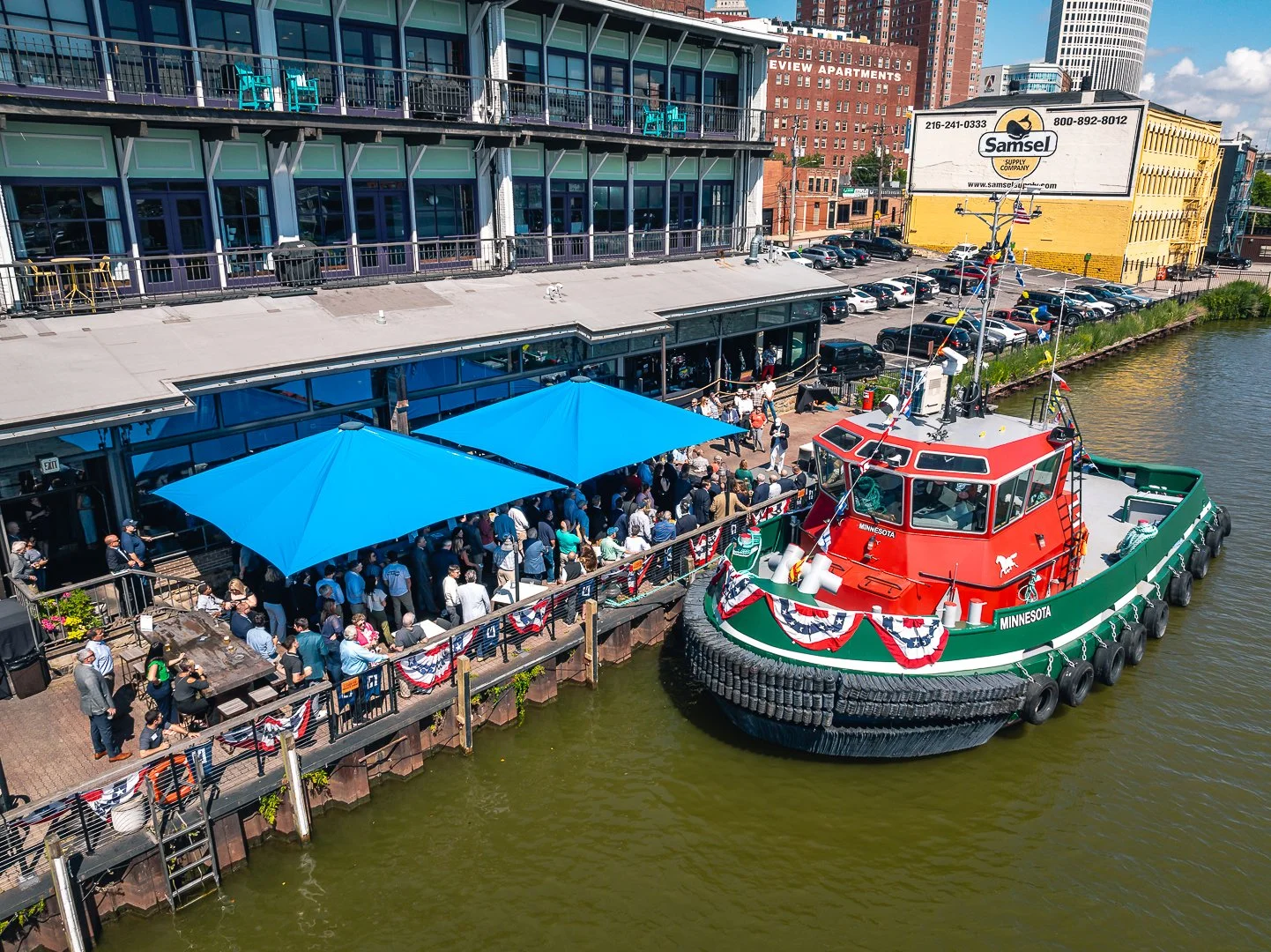 Great Lakes Shipyard Christening & 125th Anniversary  - Event Photography by V1DroneMedia