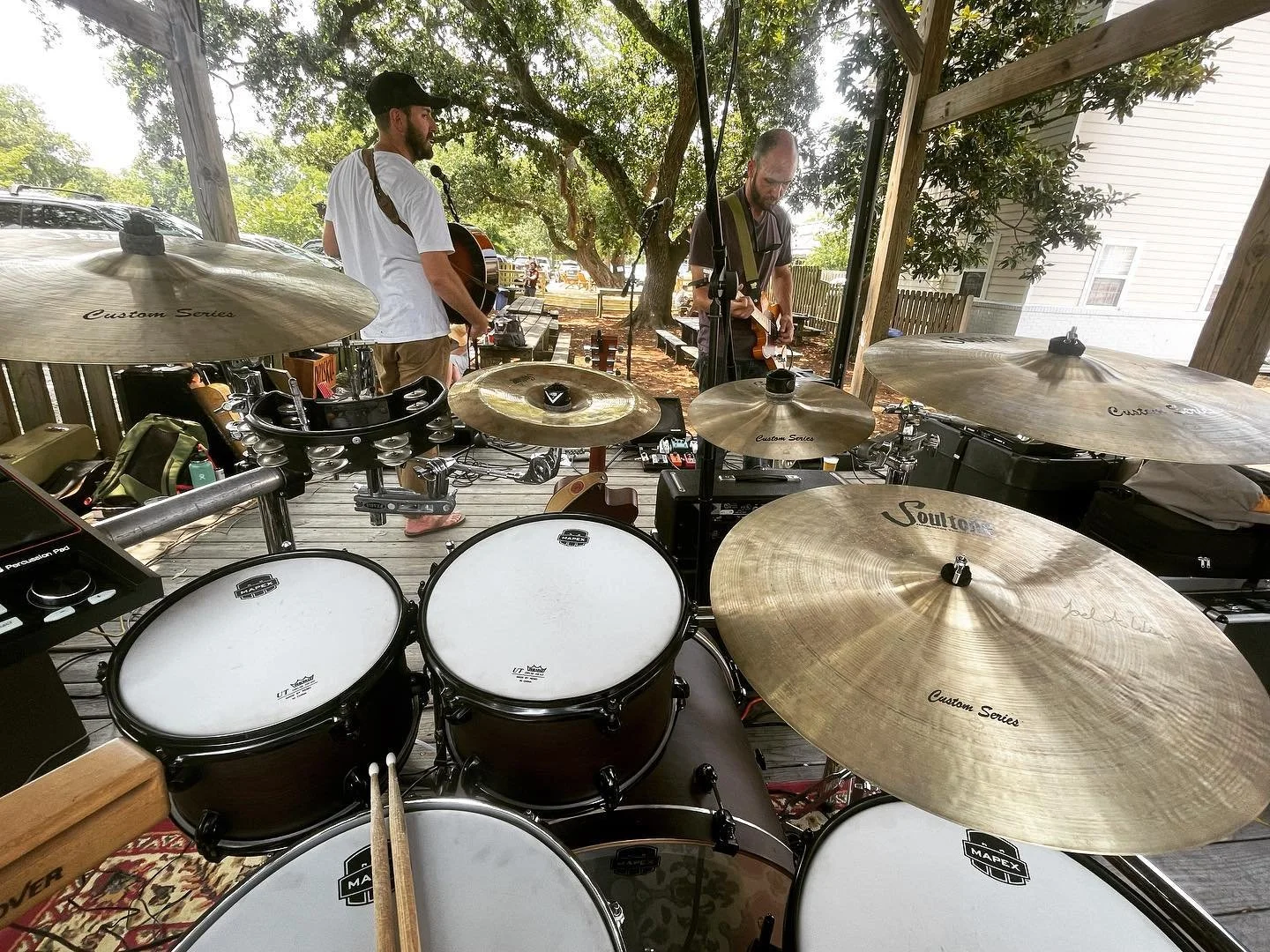 Ready for the show @wbbeers! #soultonecymbals #seager