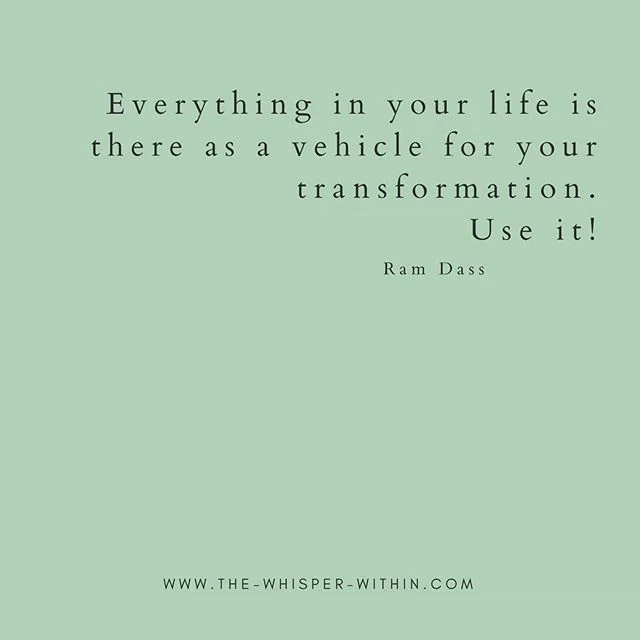 Transform!! // Everything in your life is there as a vehicle for your transformation. Use it! - Ram Dass ✨  Shifts in perception help us see the gift and opportunity in all situations. #transformation #healyourlife #healingarts #southdenver #denver #