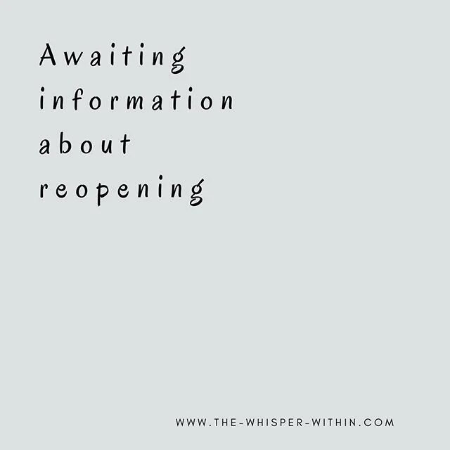 #Patience //We are eagerly awaiting guidelines for #reopening ... with as much patience as we can muster.  We love our #community and can&rsquo;t wait to serve you again soon!  Please check back for updates.  We will also send an email to our distro 
