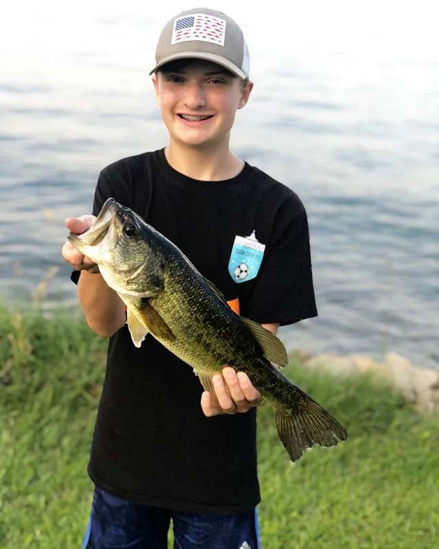 Another pretty #largemouthbass Catching in the heat of the day.  #windwardfishing #lakemurraysc