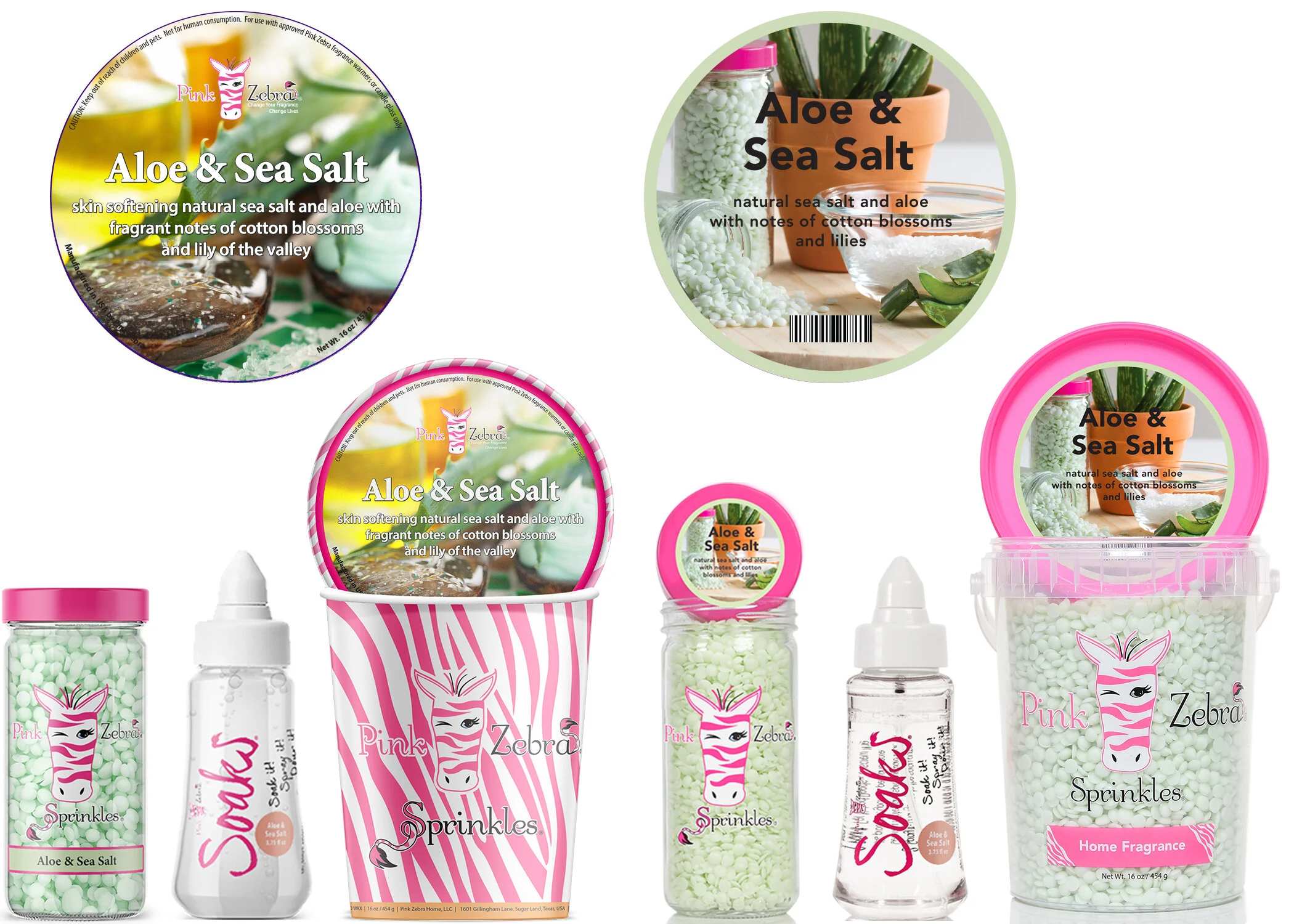 Pink Zebra Home Packaging