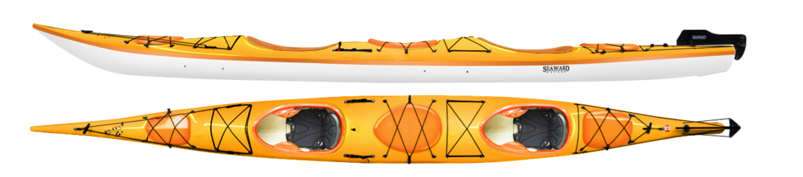 Seaward Passat G3 Length : 22'. Beam : 26"/66cm Bow Volume: 64L. Stern Volume : 94L. Center Volume : 180L. Weight : 90lbs/40.8k g