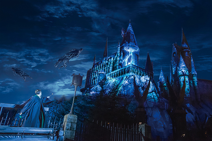 Promo photo for "Expecto Patronum Night Show" at Universal Studios in Osaka, Japan