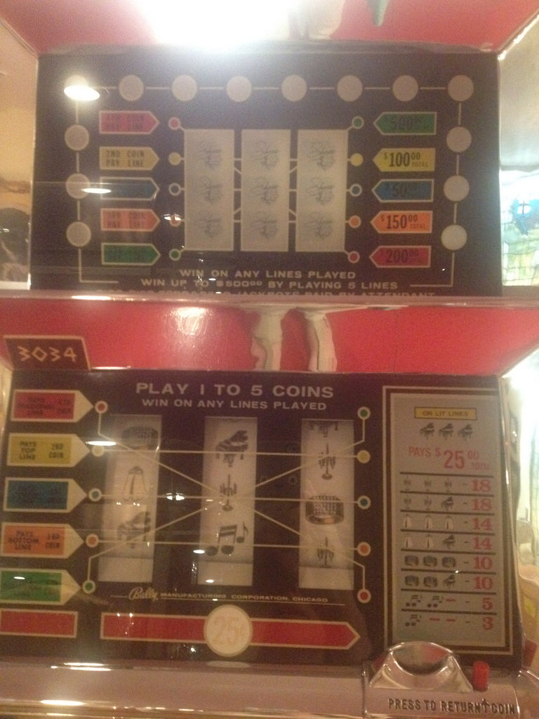   A "Liberace" slot machine  