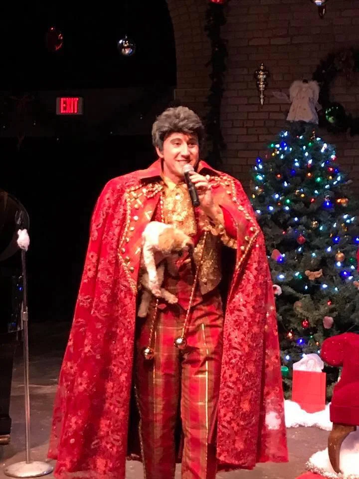 Liberace (David Saffert) with Graham