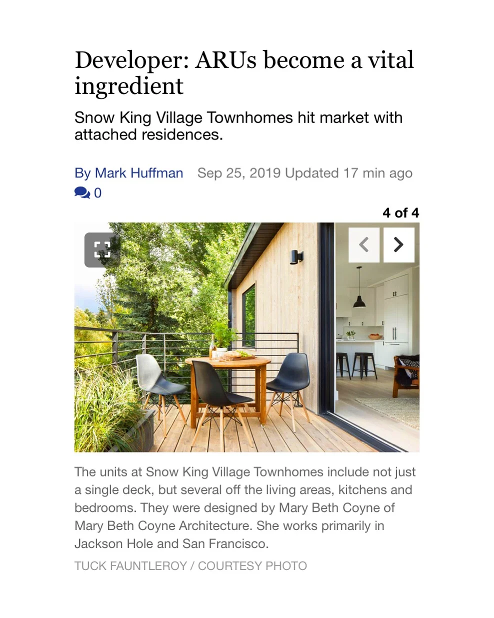 ACCESSORY RESIDENTIAL UNITS - JACKSON HOLE NEWS AND GUIDE 2019