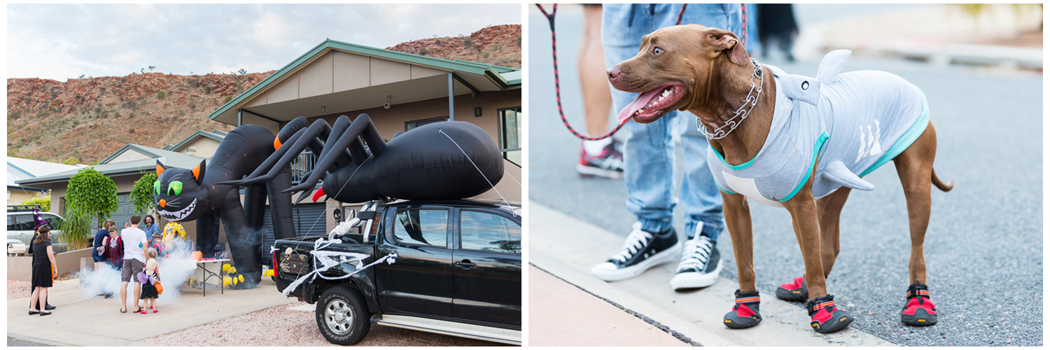 Every man and his dog embraces the Halloween spirit in Alice Springs