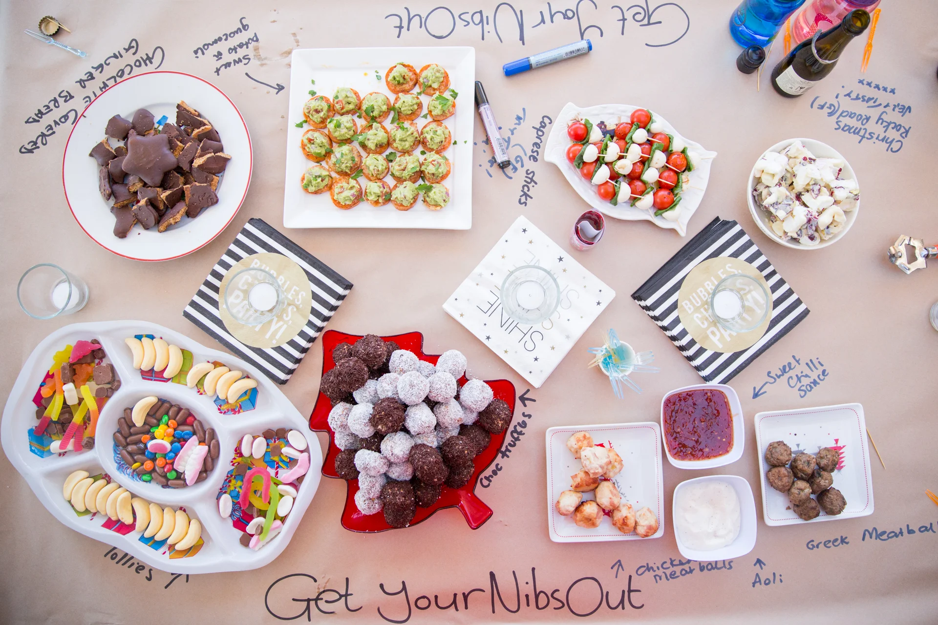 West Fest Nib-Off: everyone was required to bring a plate of their best nibbles and we all had a vote to determine "best nibble". 