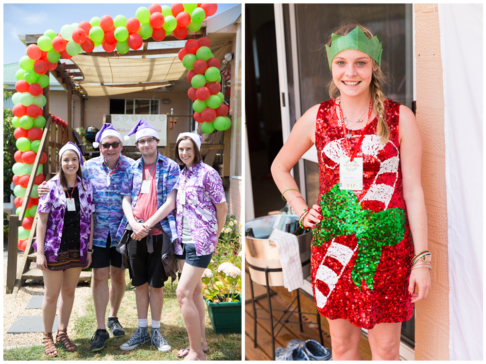 Left: Best dressed (team category), Peter's clan. Right: Best dressed (individual category), Maritta