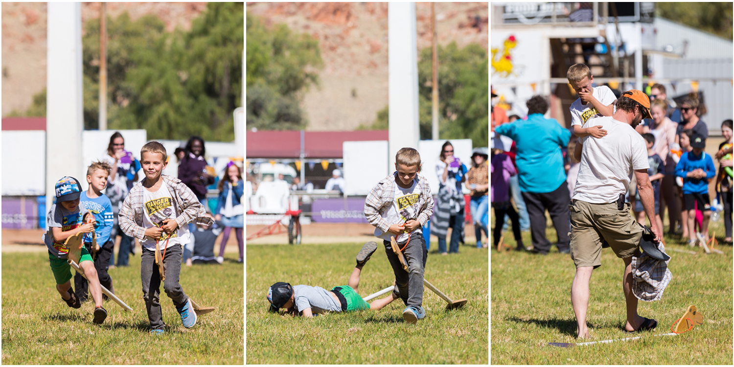 There were multiple casualties in each race, with doting parents ready to pick up the pieces