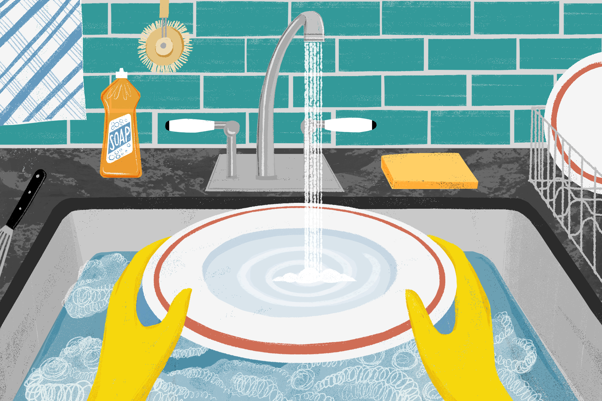 How to Be Mindful Doing the Dishes