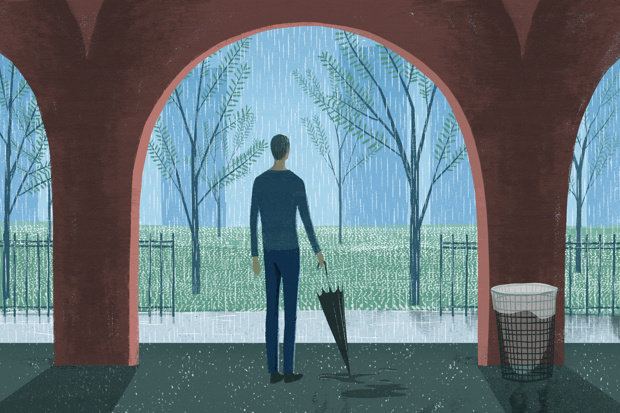 How to Be Mindful When It's Raining