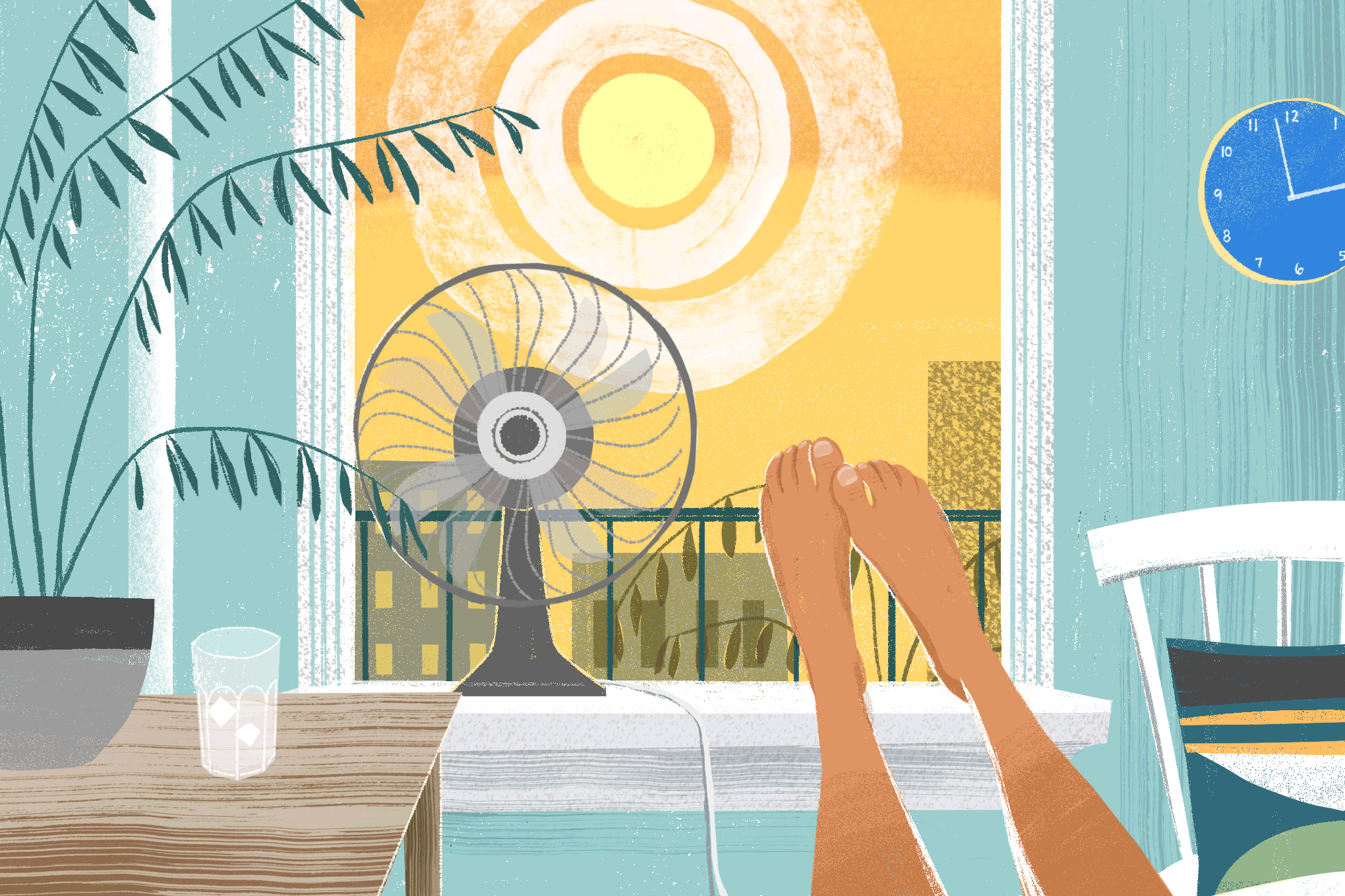 How to Be Mindful When It's Hot Outside