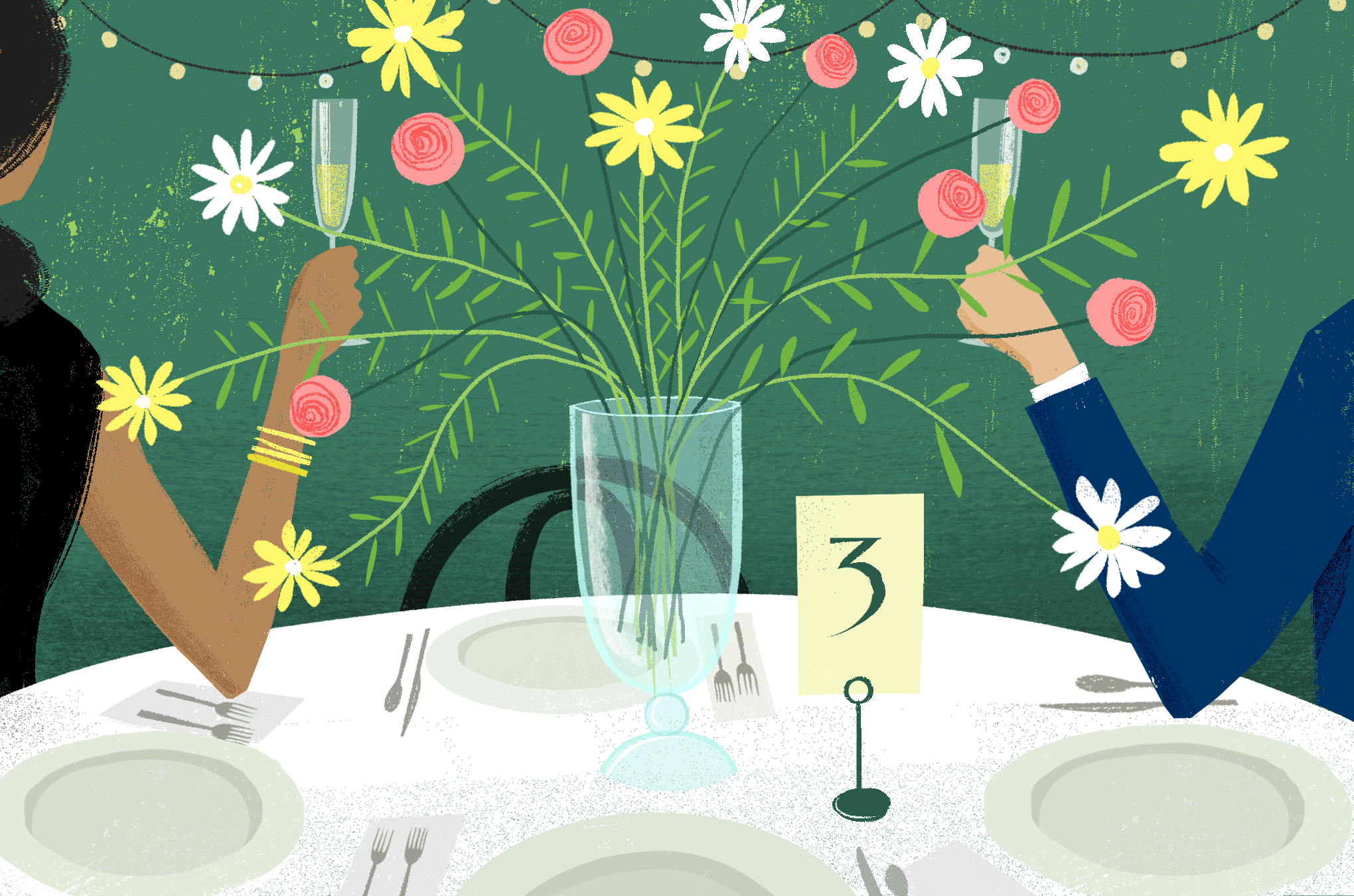How to Be Mindful at a Wedding