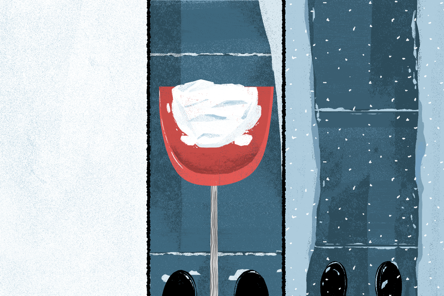 How to Be Mindful Shoveling Snow
