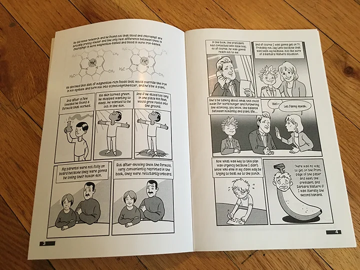 Danny Artese's story, as illustrated by Maki Naro.