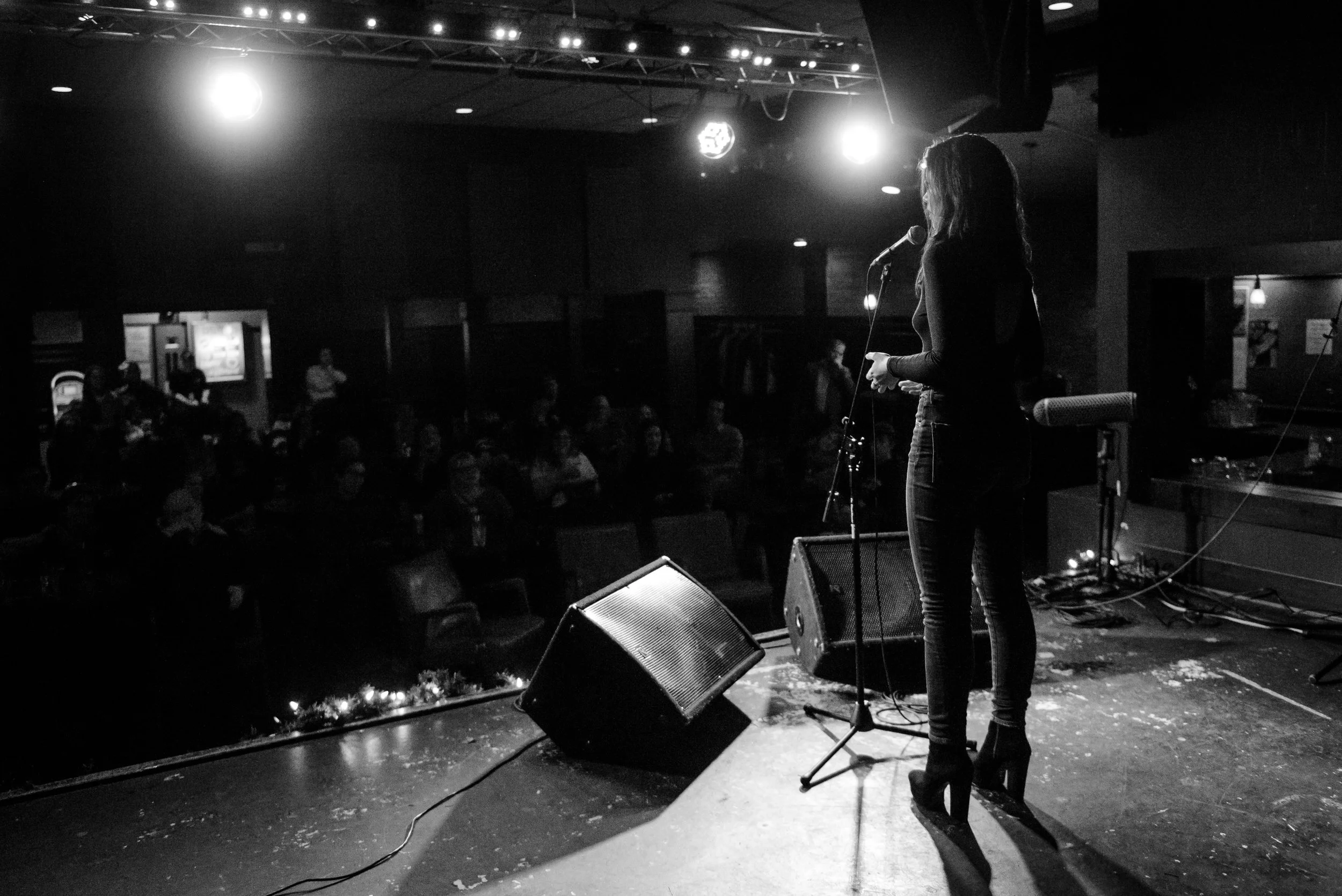 Producer Kayla Glynn tells her story at our first Vancouver event last December.