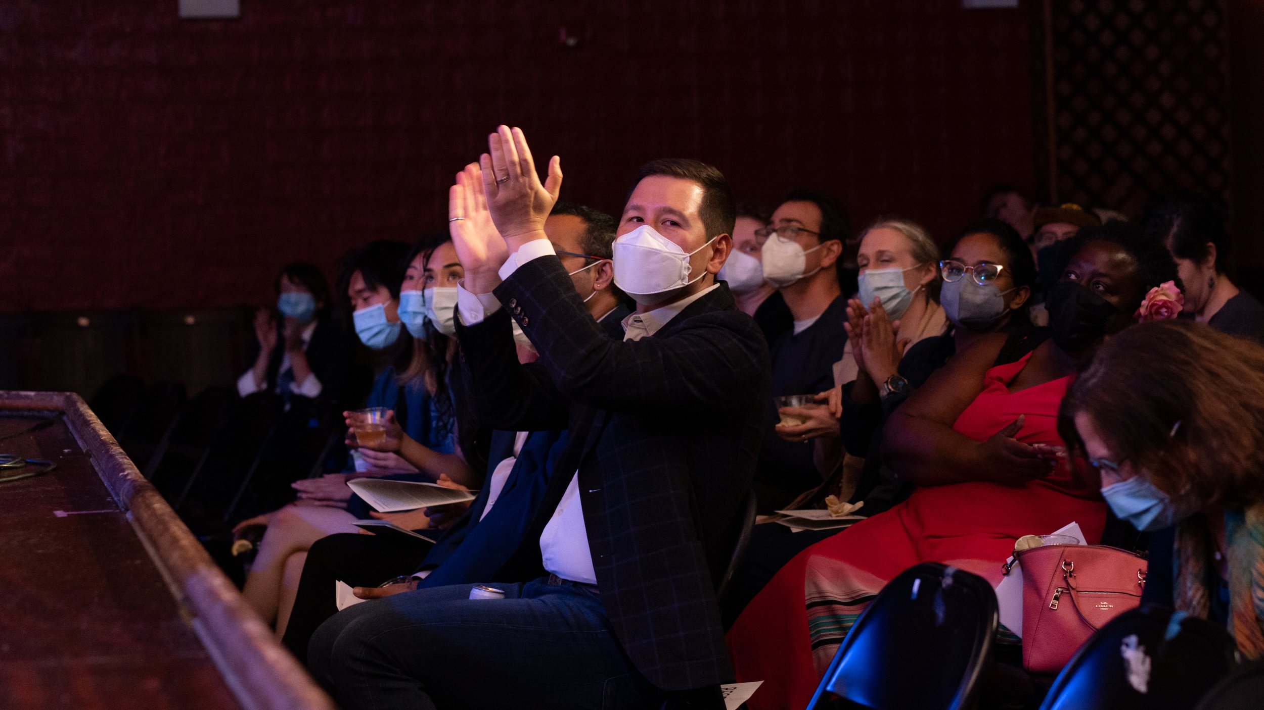  The Proton Prom audience at The Bell House in Brooklyn, NY.  