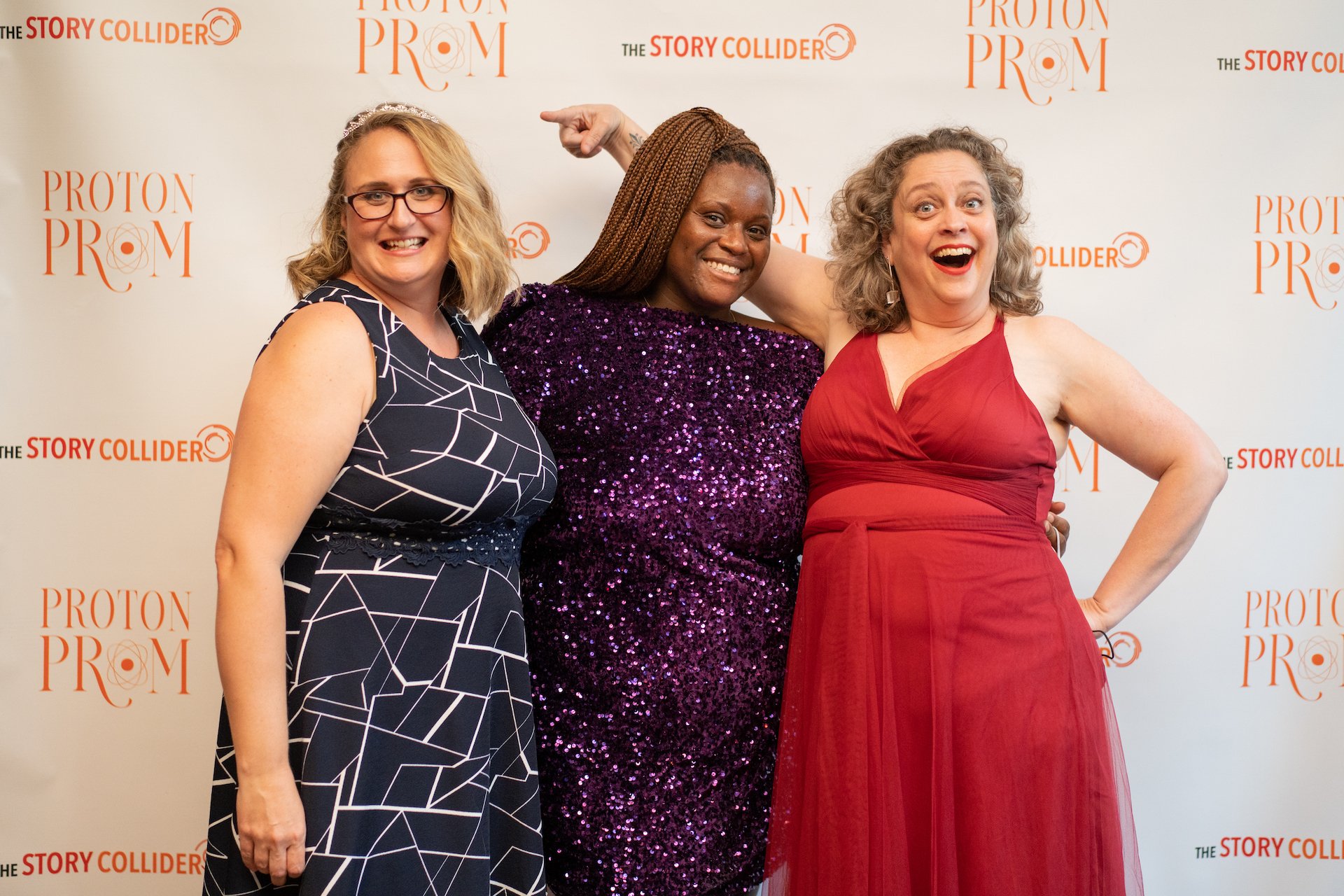  From left to right: Operations Manager Lindsay Cooper, Marketing Manager Nakeysha Roberts Washington, Science Advisory Fellow Edith Gonzalez.  