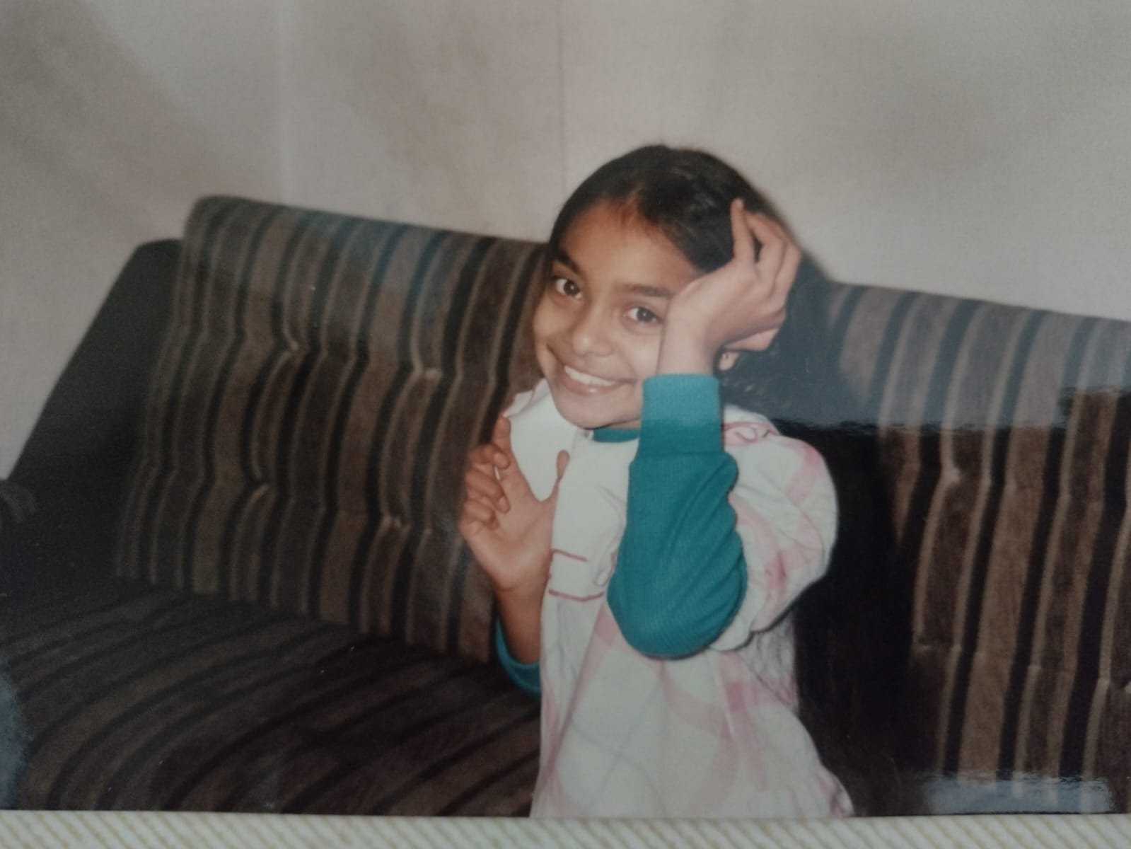  Dhruti as a child. 