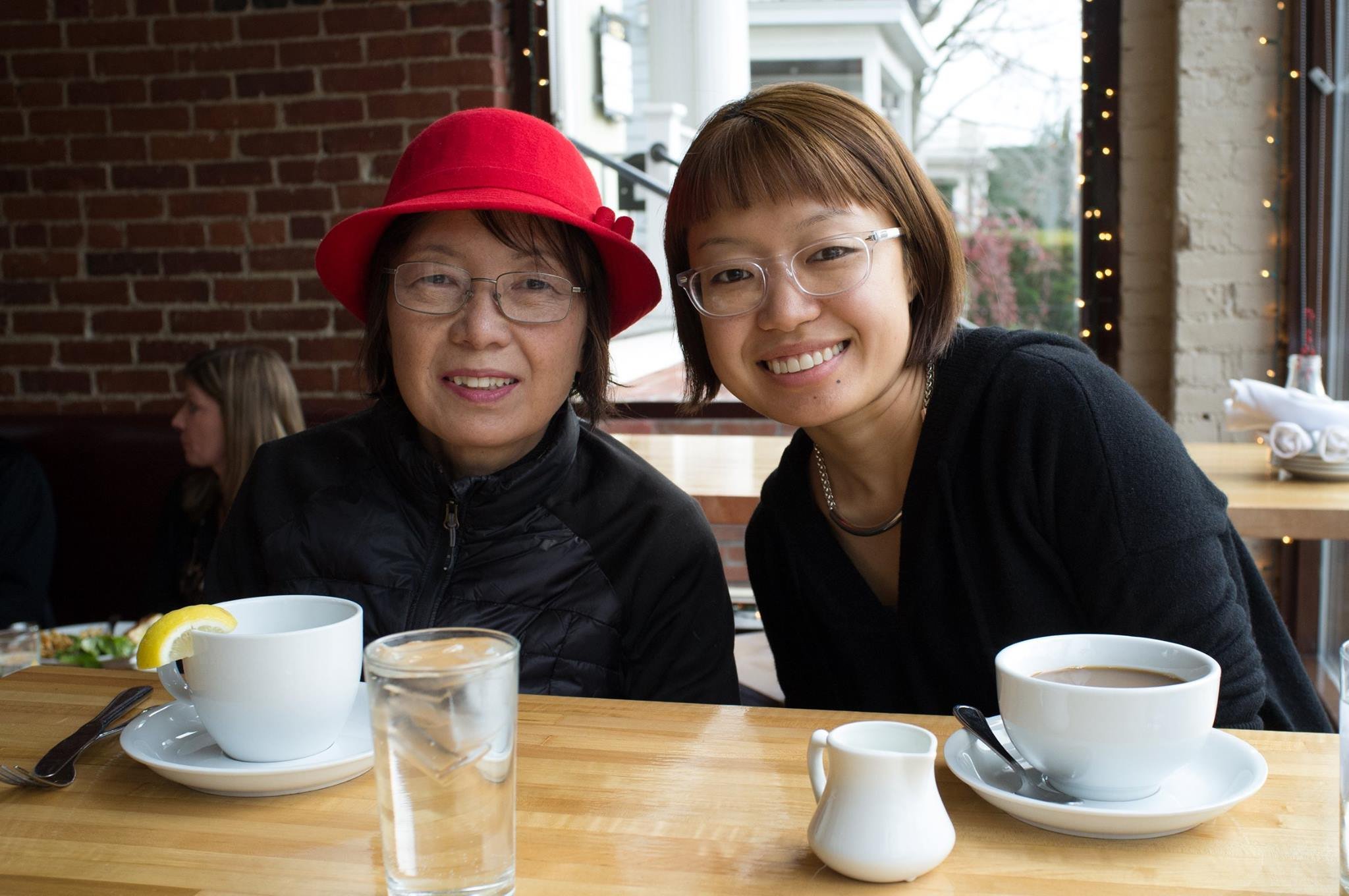  “My mom and me in Cambridge, MA, shortly after her diagnosis and moving in with me.” - Caroline Hu 