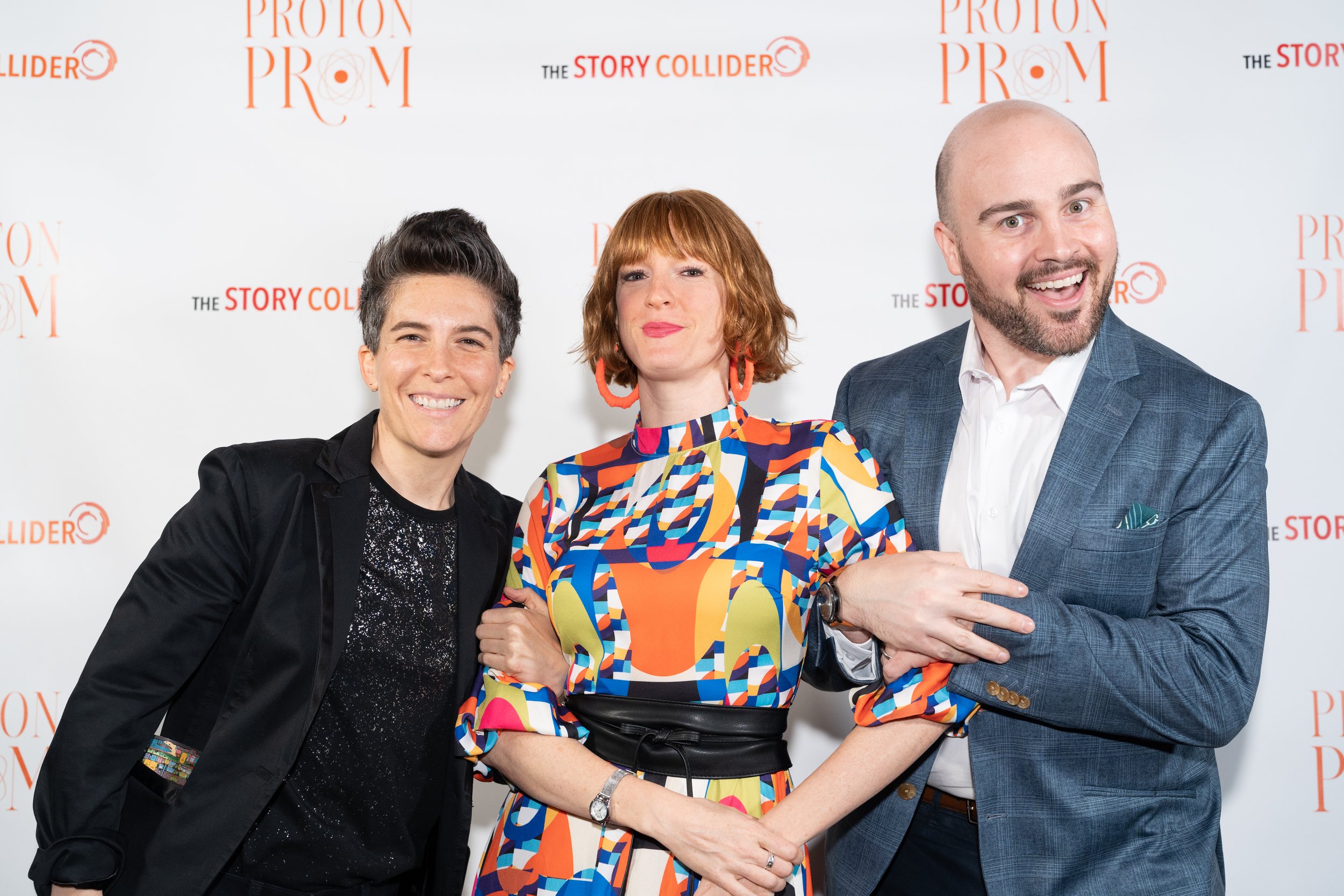  From right to left: New York producer and comedian Zack Stovall, New York senior producer Christine Gentry and filmmaker Emily Dombroff. 