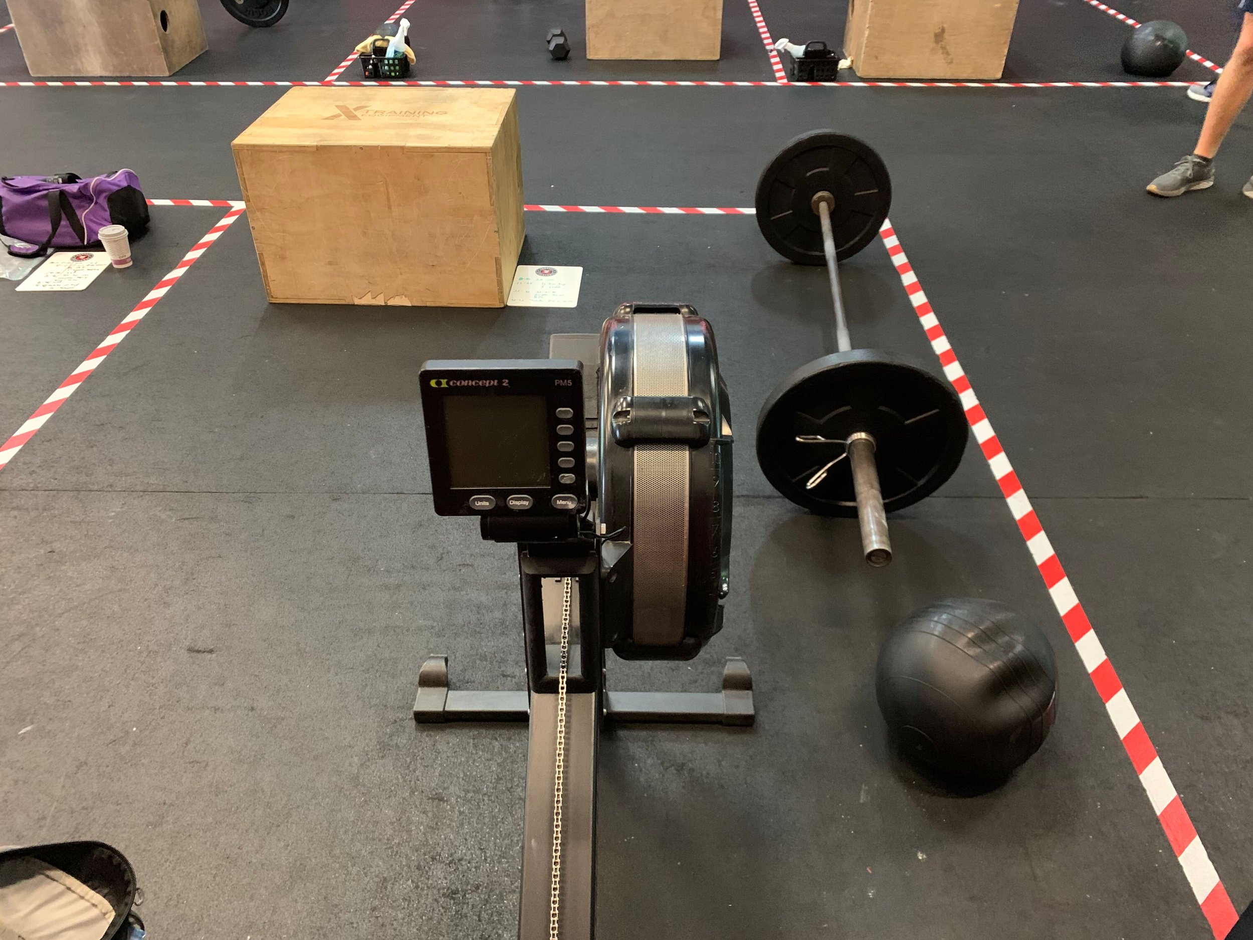  “This is the setup for the last Crossfit workout I did before the long covid kicked in too hard to be able to continue.&nbsp; A few days later I go out to Shenandoah and then that's the last physical activity for quite a while.” - Michael Herrera 