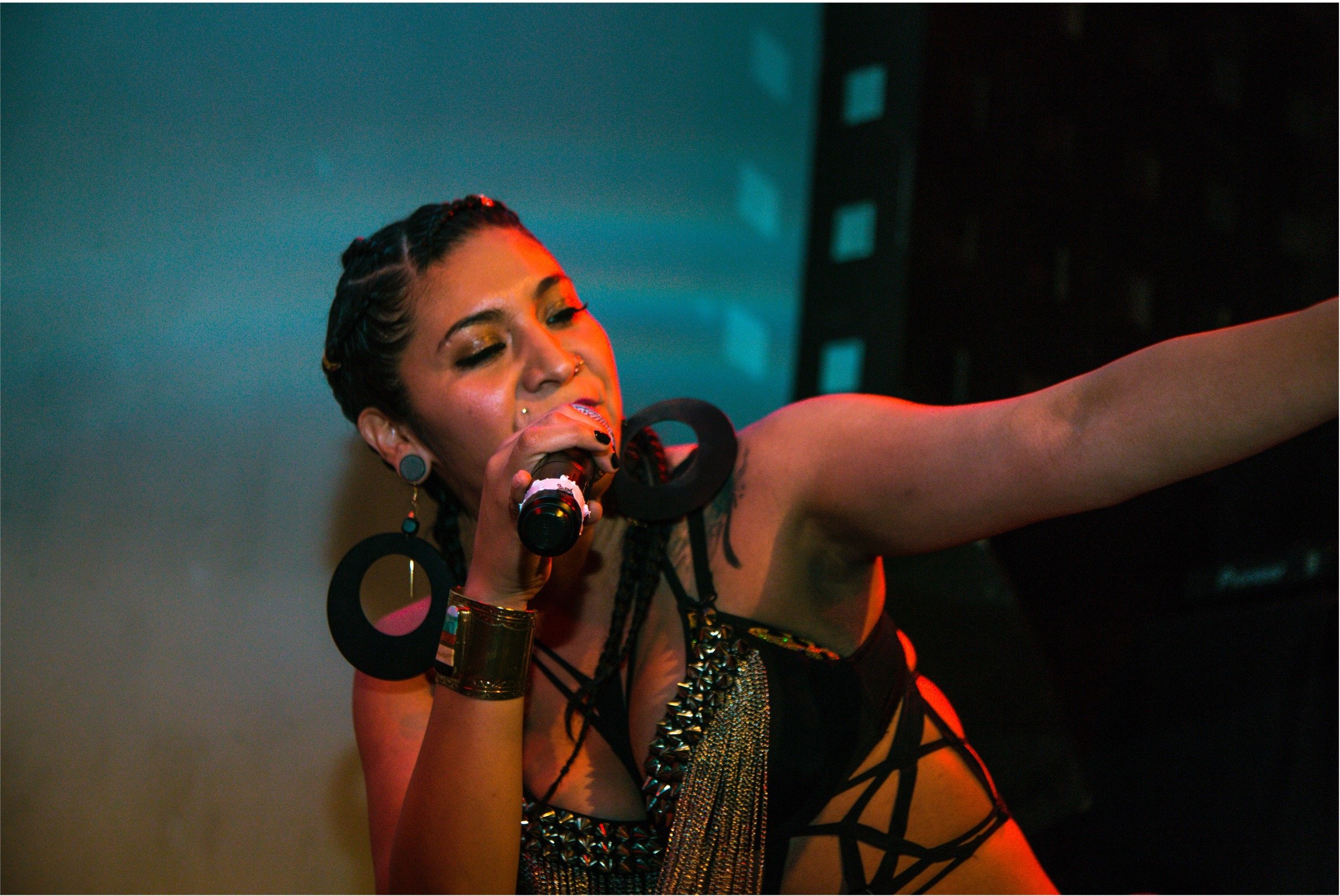  Micaela aka Aela-Hopeful-Monster performing.  