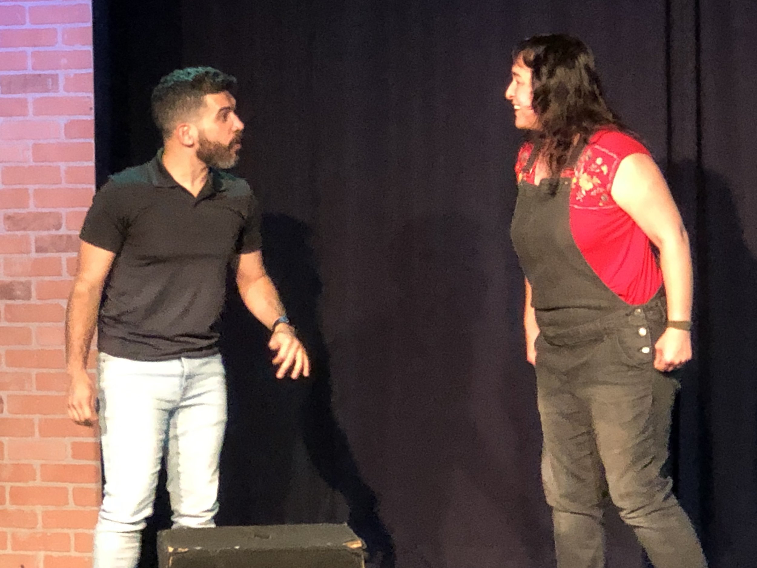  Javier Performing with "Mucho Improv" in Spanglish, at the unexpected productions Market Theater in downtown Seattle. 