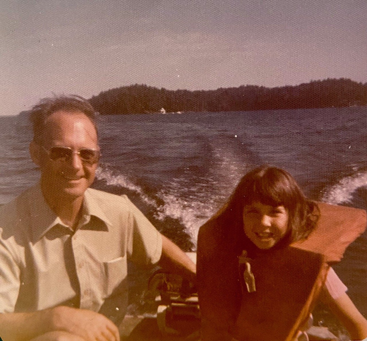  Barbara and her dad. Photo courtesy of Barbara Todd. 