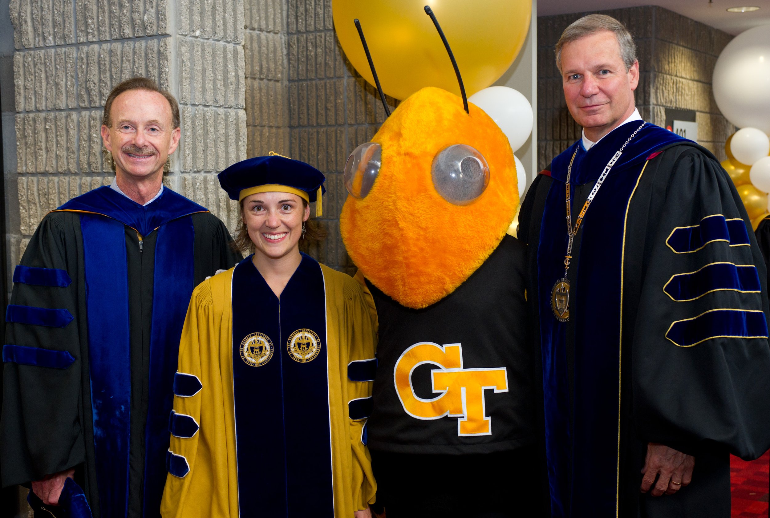  Gretchen at her PhD graduation. 