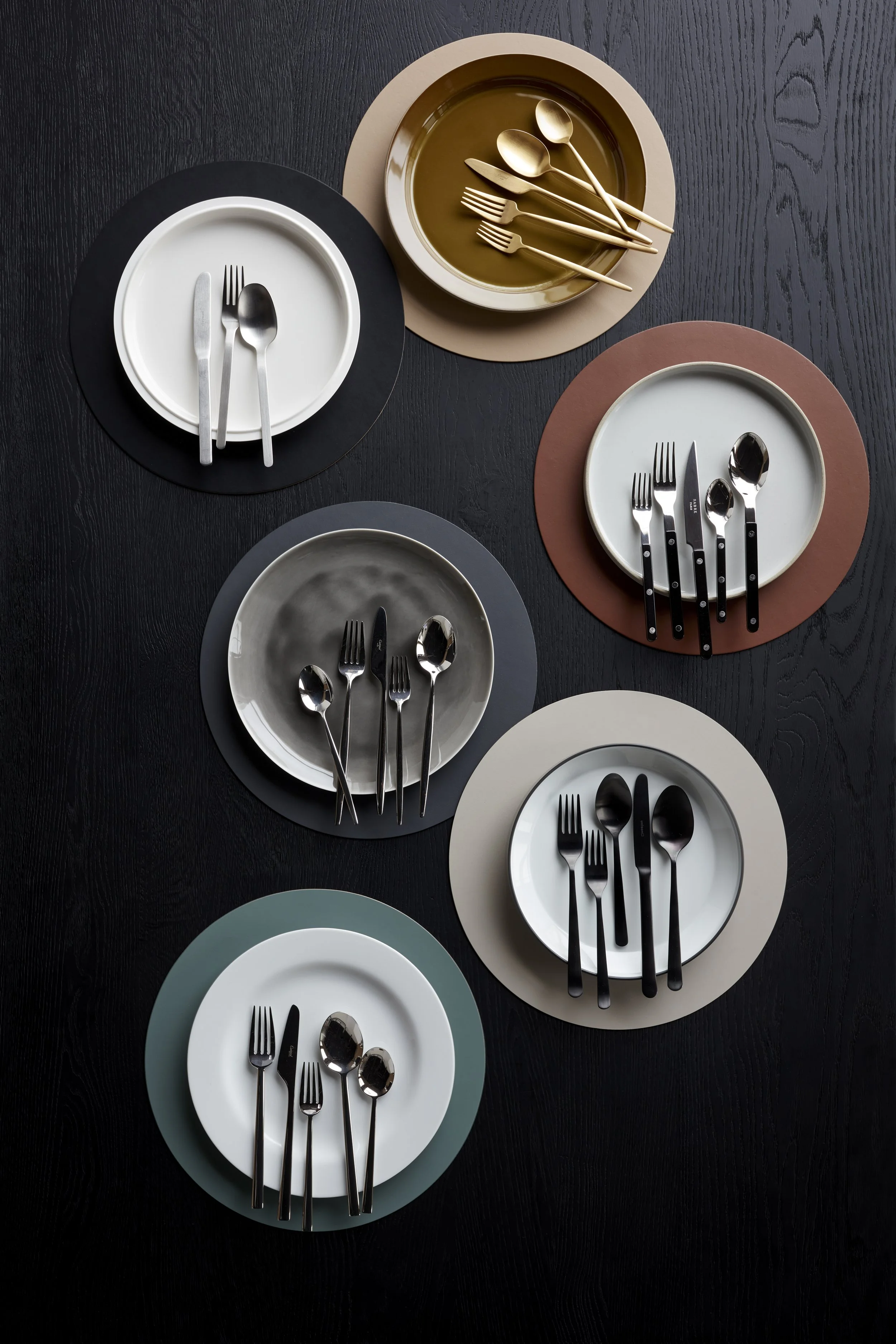 dot placemats, dinnerware, flatware pairings copy.jpg