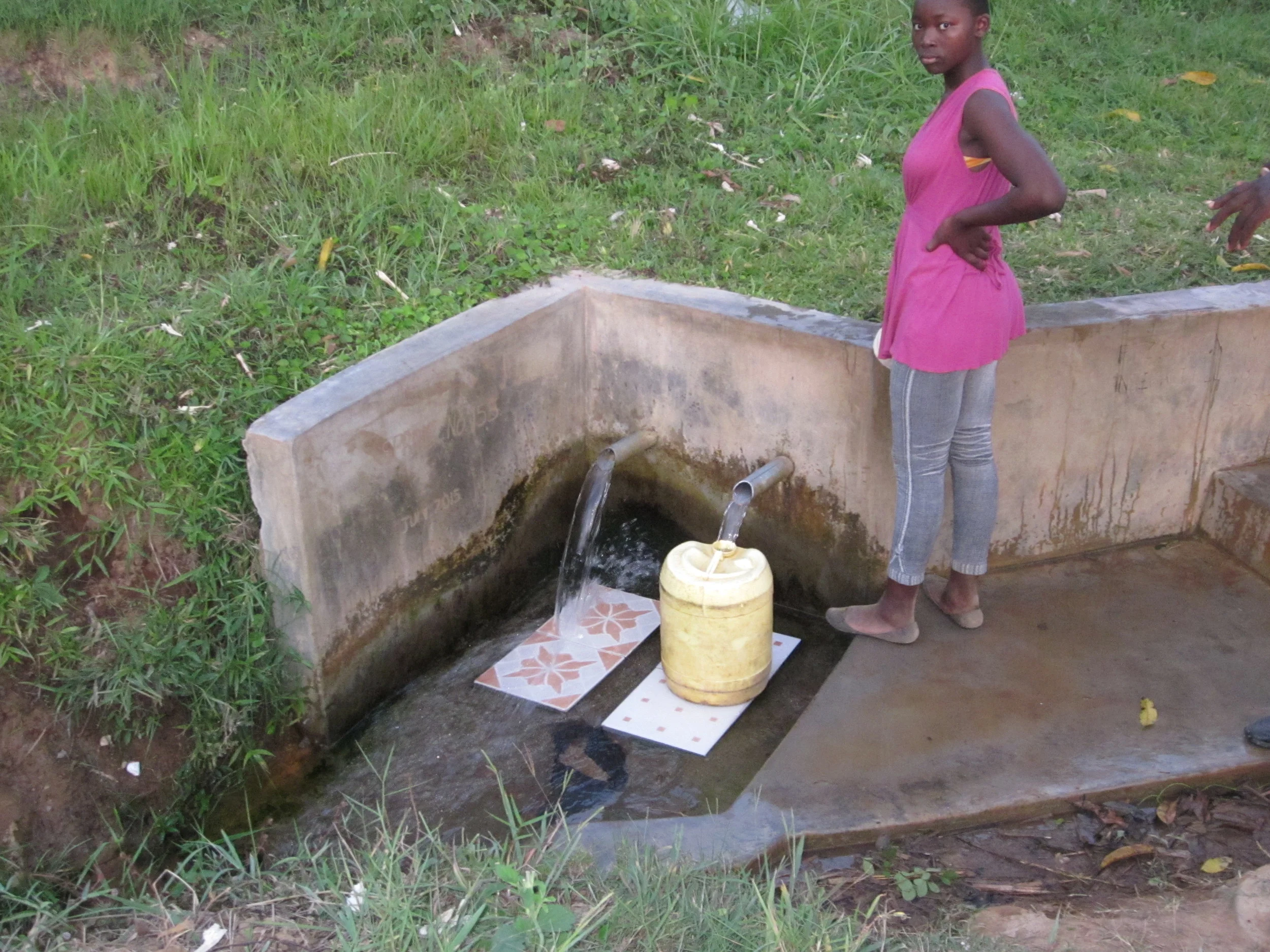 Spring fed water can be protected