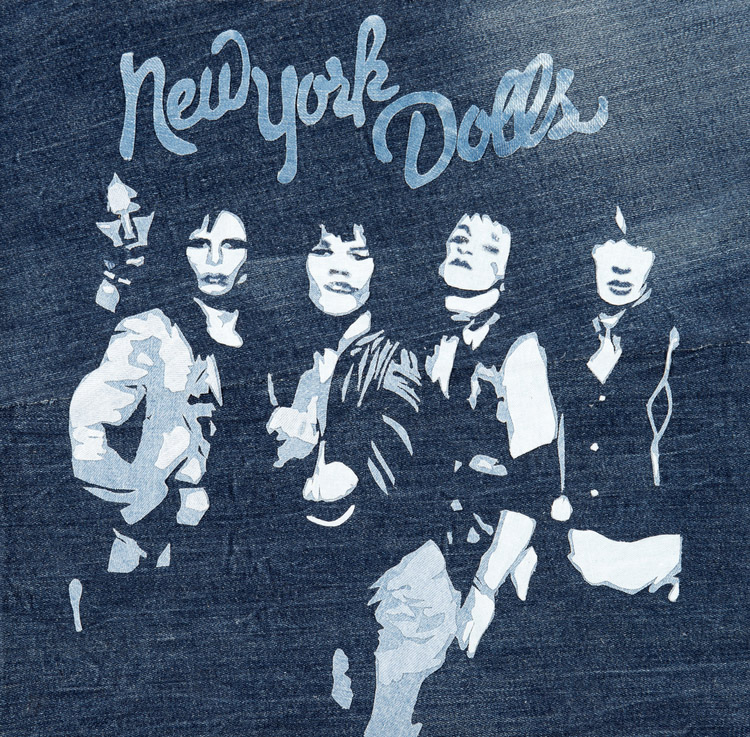 New York Dolls denim Album Cover