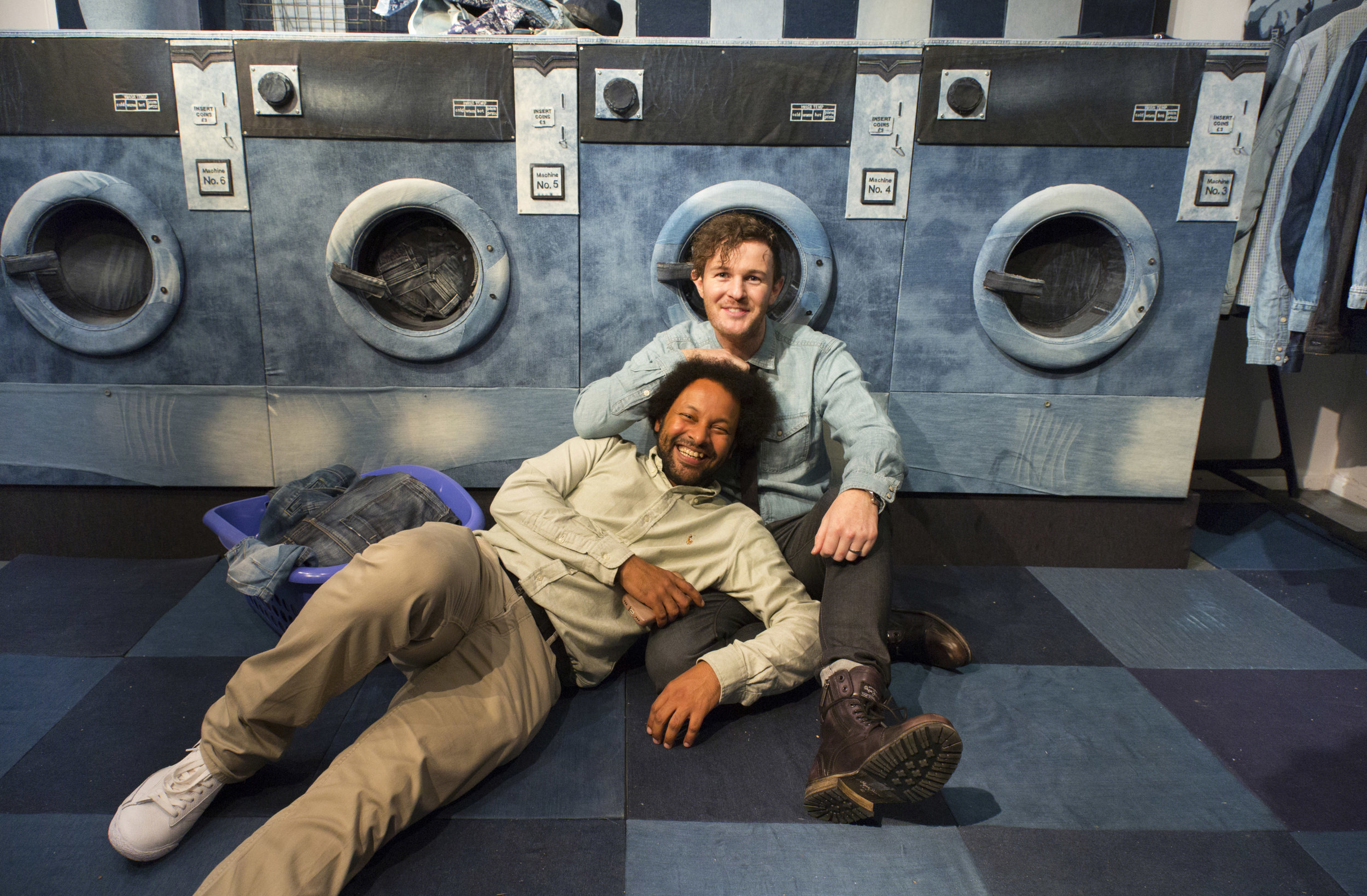 Big Brother's Mo Mo with Ian in the launderette