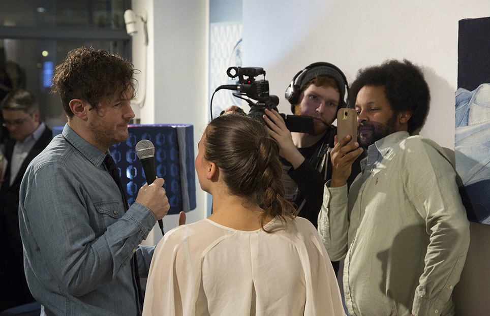 Ian filming with Chuckie Vision