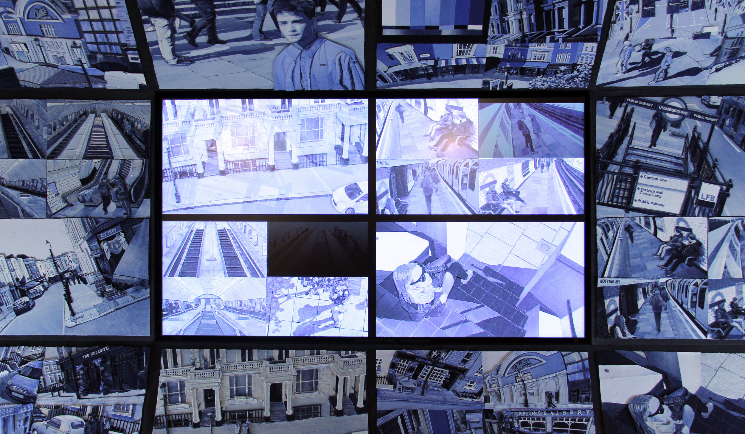 'Surveillance' Ian Berry's CCTV installation 