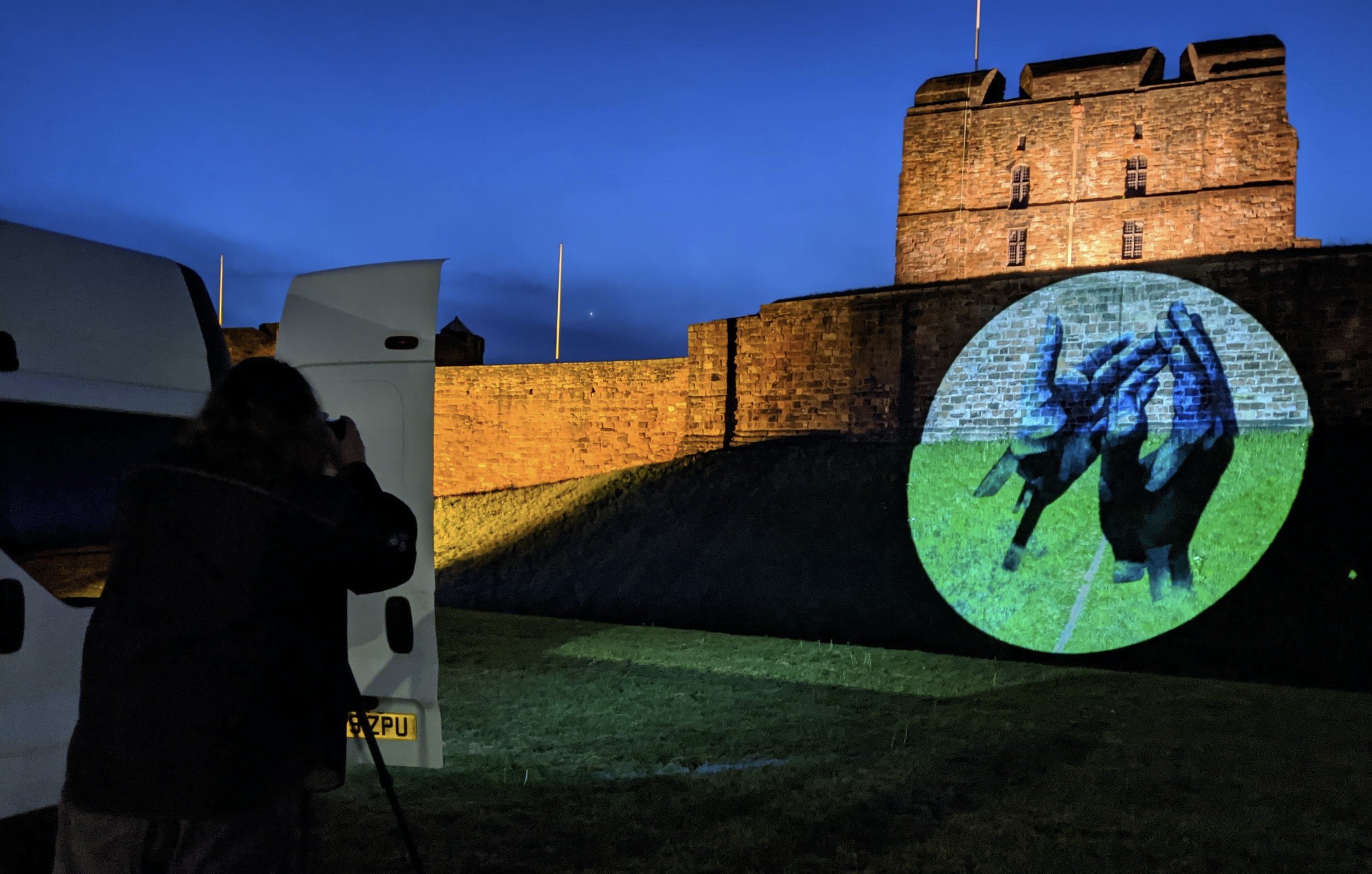  Carlisle Castle Projection   www.iclapfor.com  