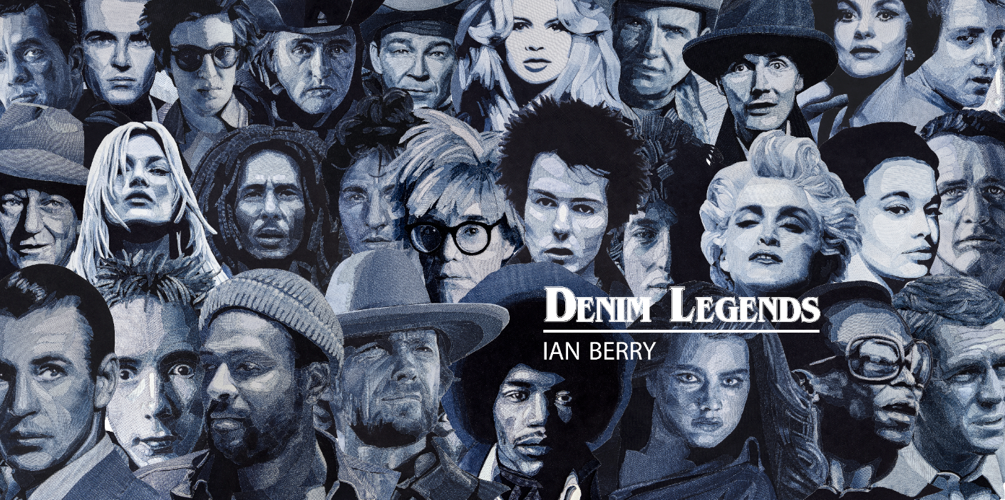 Denim Legends Ian Berry art pop culture jeans