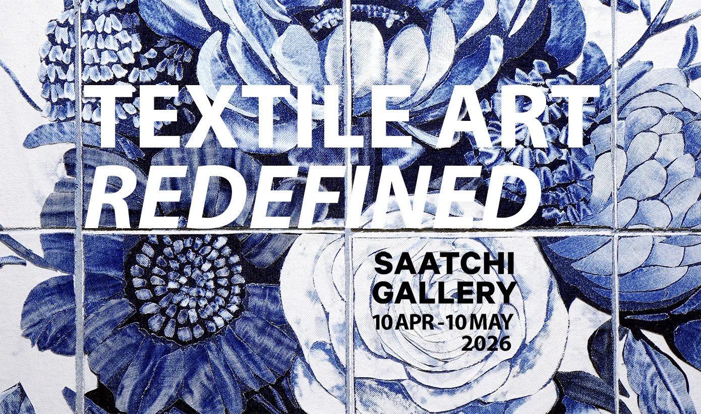 Ian Berry denim textile installation up cycling London recycling sustainability art