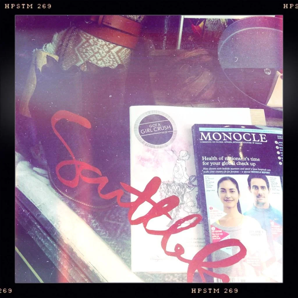 Order by Wednesday, December the 19th (stateside) to get your copy of Got a Girl Crush Magazine, Issue #2 in time for the holidays! For $15 is a great gift for any lady in your life.
Or check out our stockists in a city near you!
STOCKISTS
Brooklyn Desert Island Comics Life-Curated Spoonbill & Sugartown (as of 12/14)
Los Angeles Myrtle Skylight Books Thread & Crescent
San Francisco Acre Acrimony Pot & Pantry Revolver Voyager
Portland Buy Olympia
If you’d like to carry Got a Girl Crush Magazine , email gotagirlcrush@gmail.com
*photo the mag spotted in Revolver SF by Molly of Rackk & Ruin