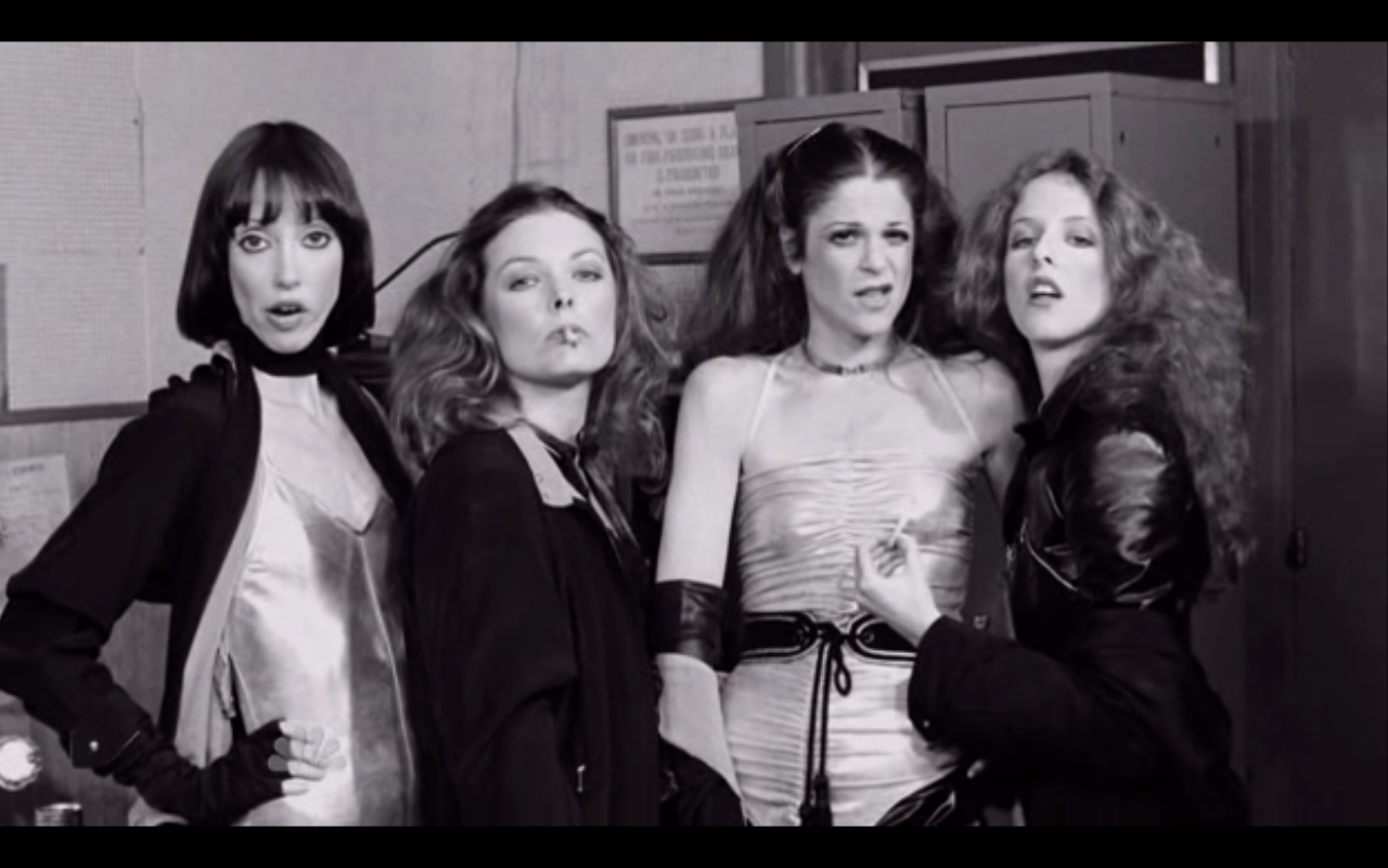 Got a Girl Crush On: The originals babes of Saturday Night Live
Guest Shelley Duvall with Jane Curtin, Gilda Radner, and Laraine Newman from the May 14th, 1977 episode .