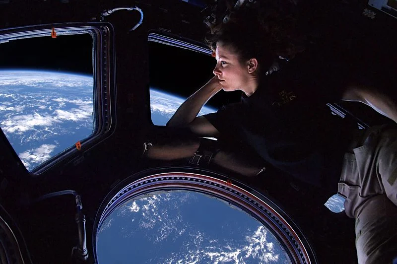 Got A Girl Crush On: Astronaut Tracy Dyson (and the idea of the existence of an all-astronaut band!)
jstn :
Dr. Tracy Dyson in the ISS cupola module last September. Dyson is the lead vocalist of Max Q , an all-astronaut band named after “the engineering term for the maximum dynamic pressure from the atmosphere experienced by an ascending spacecraft.”