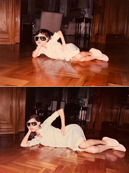 Got A Girl Crush On: photographer Irina Werning ’s “Back to the Future” series depicting grown-up folks recreating snapshots from their childhoods.
Most of us are fascinated by their retro look but to me, it’s imagining how people would feel and look like if they were to reenact them today… A few months ago, I decided to actually do this. So, with my camera, I started inviting people to go back to their future.
She is really spot on for finding the exact locations of the original shots and supplementing clothes and other details with some serious and awesome precision. Amazing!
(via 180mm )