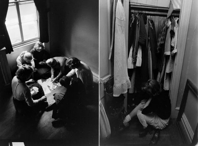 Got A Girl Crush On: the ladies in this 1950s LIFE photo series “Six Girls One Apartment”
While it’s currently unknown what story the photos were originally went along with, the suggestion (in the rest of the photo) of a guitar, communal dinners, and navy fatigues worn as pajamas makes me think there was many a rowdy night drinking cheap red wine and while taking turns in the bathroom getting ready to hit the next singles mixer.
(via Danielle via Gothamist )